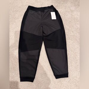 NWT Athleta women’s Charcoal and Black Joggers